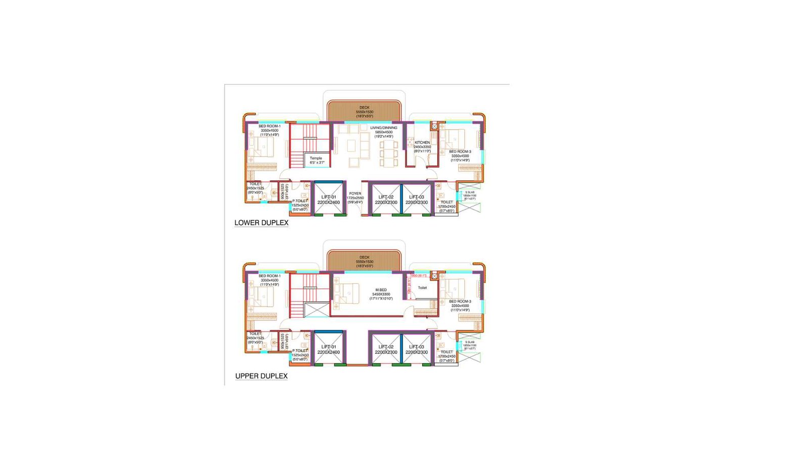 Stardeous-Floor-plan-2&3-BHK-Jodi